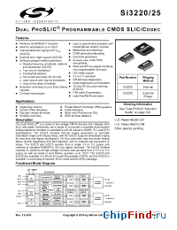 Datasheet SI3200-X-FS manufacturer Silicon Lab.